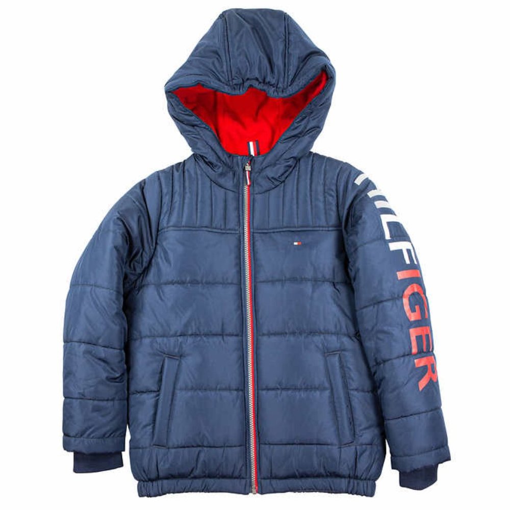 Tommy Hilfiger Jacket Coat Youth Boy Fleece Lined